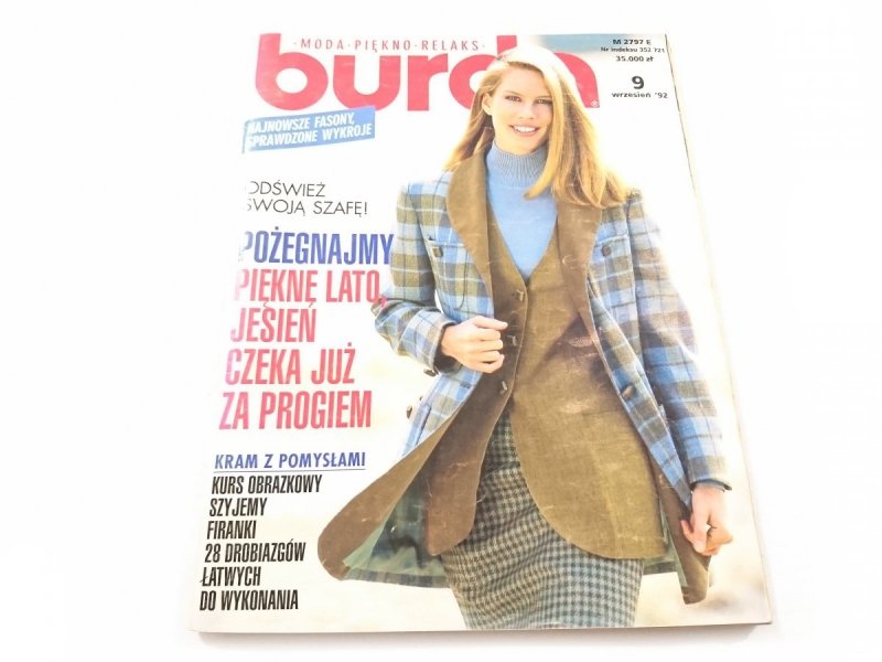 BURDA NR 9 WRZESIEŃ '92