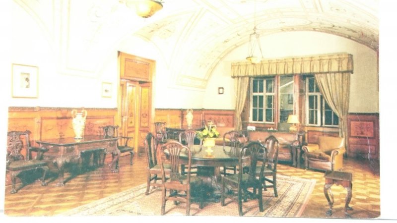 MUZEUM - ZAMEK W ŁAŃCUCIE. GABINET ORDYNATA 1929