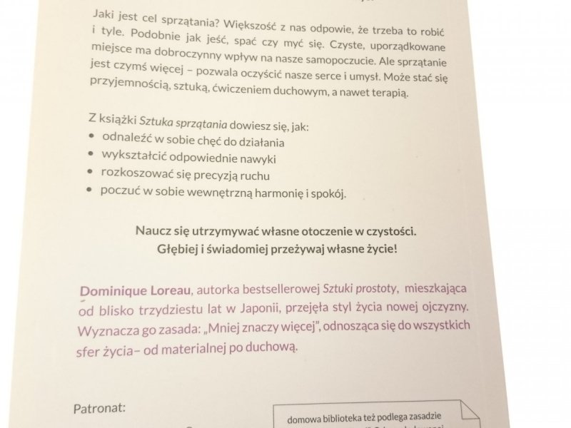SZTUKA SPRZĄTANIA - Domonique Loreau 2013