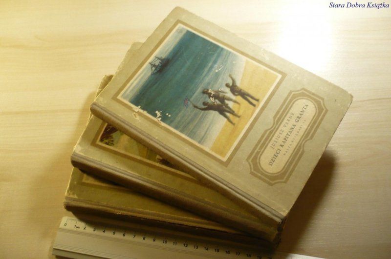 DZIECI KAPITANA GRANTA TOMY OD 1 DO 3 - Verne 1954