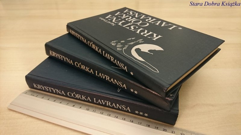 KRYSTYNA CÓRKA LAVRANSA TOMY OD I DO III - Undset
