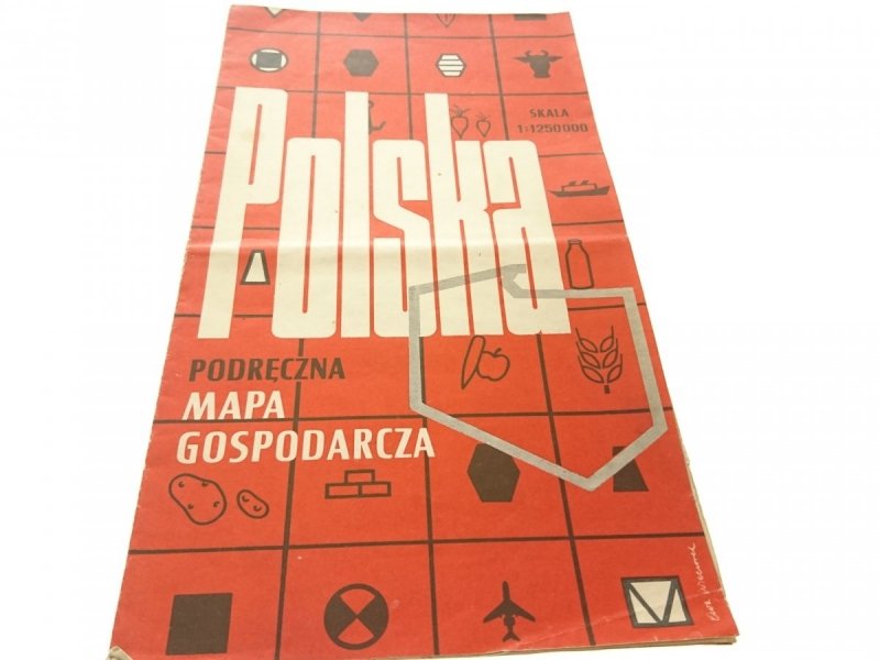 POLSKA. PODRĘCZNA MAPA GOSPODARCZA 1972
