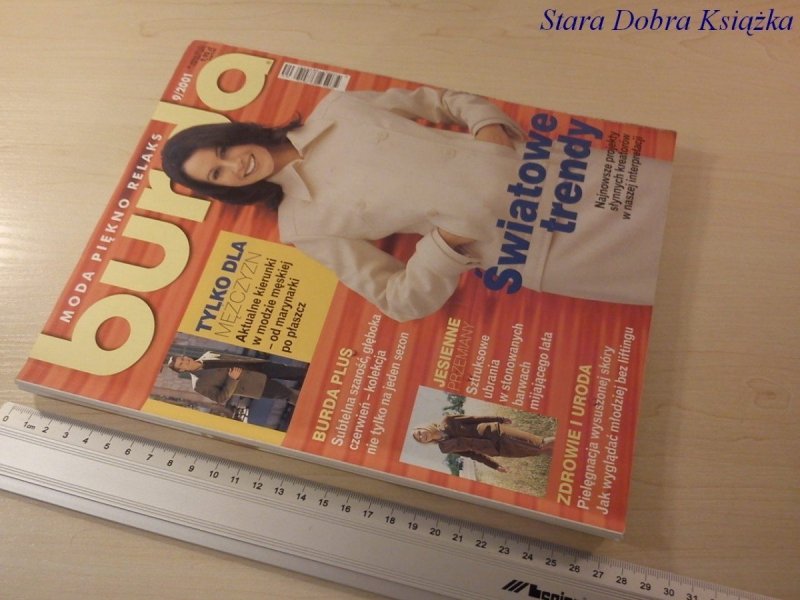 BURDA 9/2001 ŚWIATOWE TRENDY