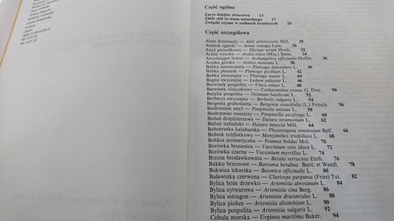 KWITNĄCY OGRÓD. LEKSYKON ROŚLIN LECZNICZYCH 1990
