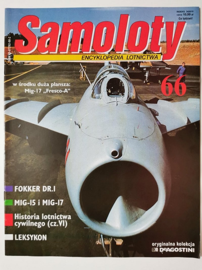 SAMOLOTY ENCYKLOPEDIA LOTNICTWA NR 66 