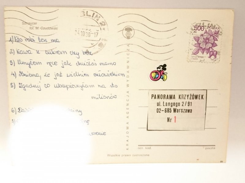 SZNAUCER FOT. M. CZUDOWSKI