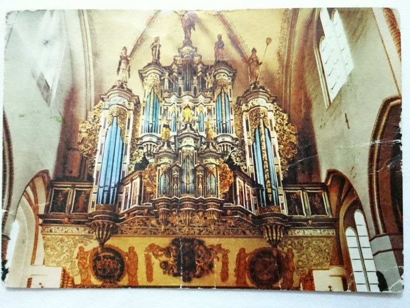 KAMIEŃ POMORSKI. BAROKOWE ORGANY Z 1669 r. W GOTYCKIEJ KATEDRZE FOT. KAMIŃSKI