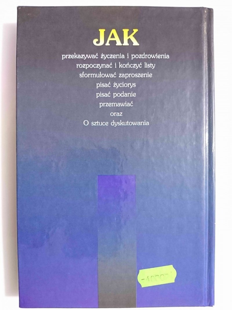 JĘZYKOWY SAVOIR-VIVRE - Halina i Tadeusz Zgółkowie 1992