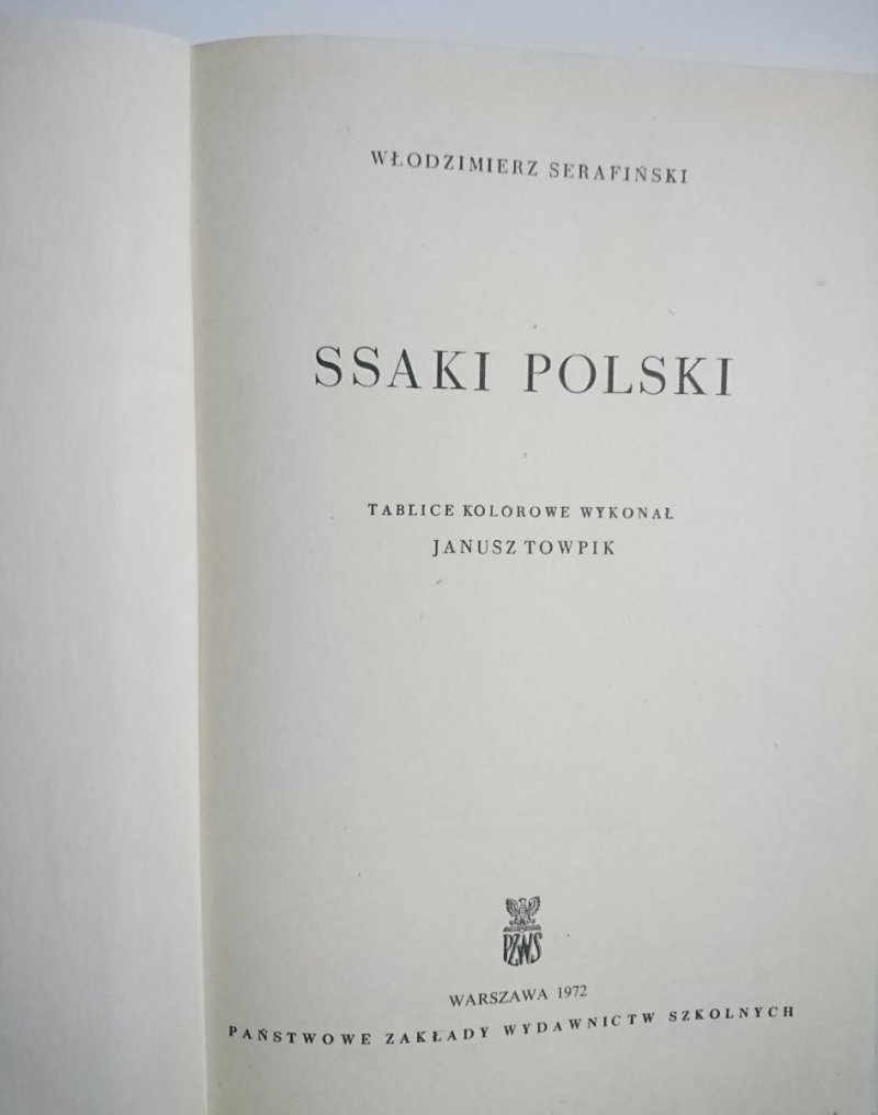 SSAKI POLSKI - Włodzimierz Serafiński 1972