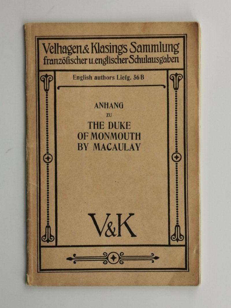 THE DUKE OF MONMOUTH - Macaulay