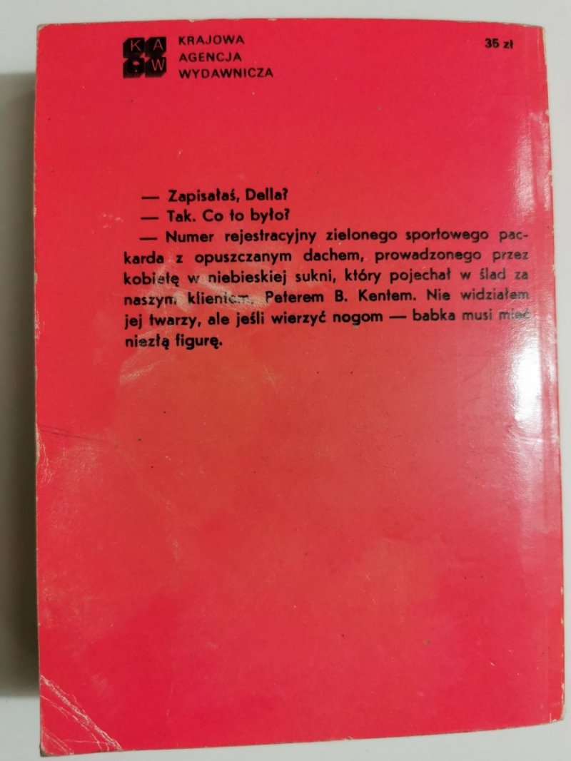 SIOSTRZENICA LUNATYKA - E. S. Gardner 1977