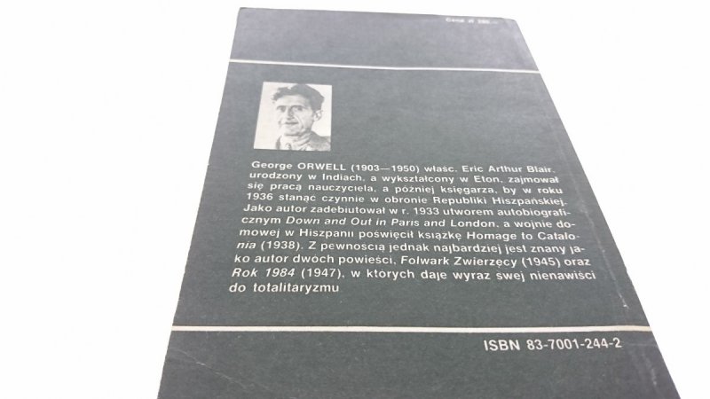 FOLWARK ZWIERZĘCY - George Orwell 1988