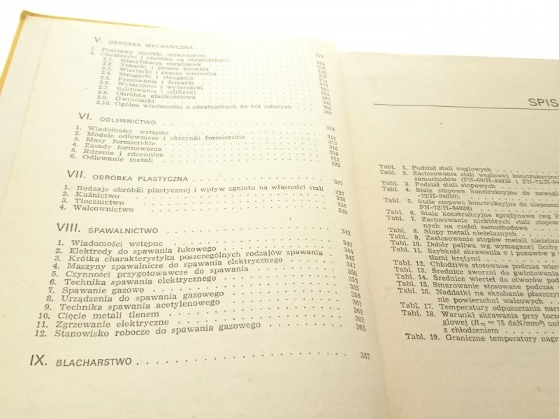 OBRÓBKA METALI Z MATERIAŁOZNAWSTWEM - Mac 1977