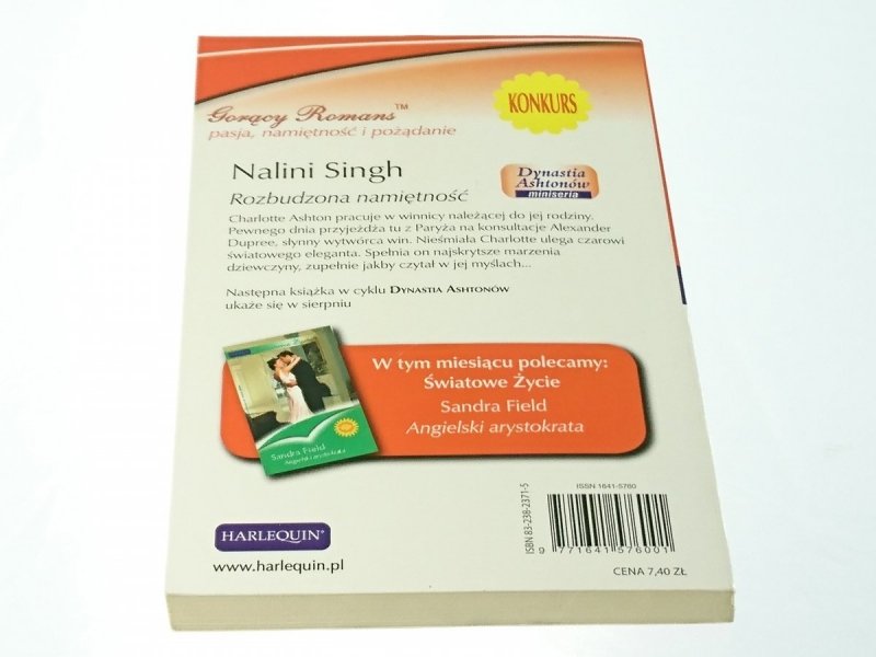 ROZBUDZONA NAMIĘTNOŚĆ - Nalini Singh 2006