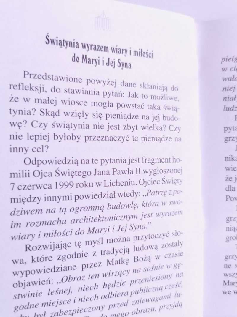 LICHEŃSKA BAZYLIKA 2005