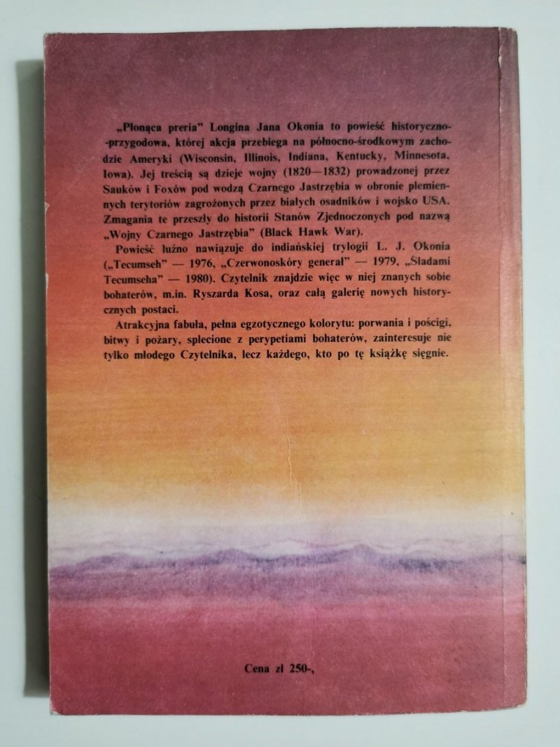 PŁONĄCA PRERIA - Longin Jan Okoń 1986
