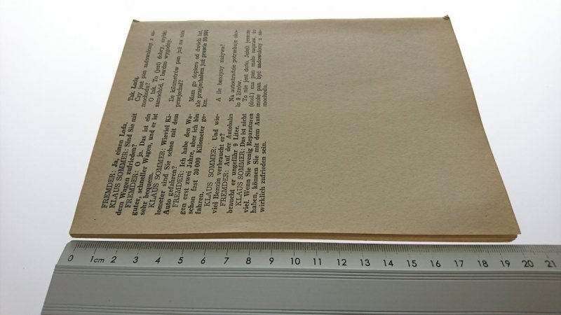 NIEMIECKI W RADIU. LEKCJE 42-49 ZESZYT NR 6 1977