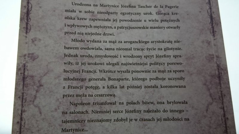 SEKRETNE ŻYCIE JÓZEFINY - Carolly Erickson 2014