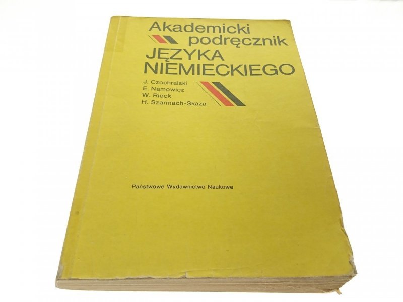 AKADEMICKI PODRĘCZNIK JĘZYKA NIEMIECKIEGO 1990