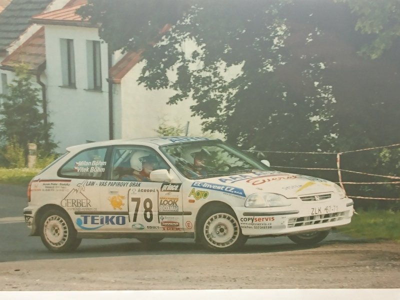 RAJD WRC 2005 ZDJĘCIE NUMER #016 HONDA CIVIC
