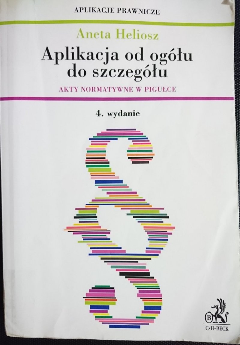 APLIKACJA OD OGÓŁU DO SZCZEGÓŁU Aneta Heliosz 2013