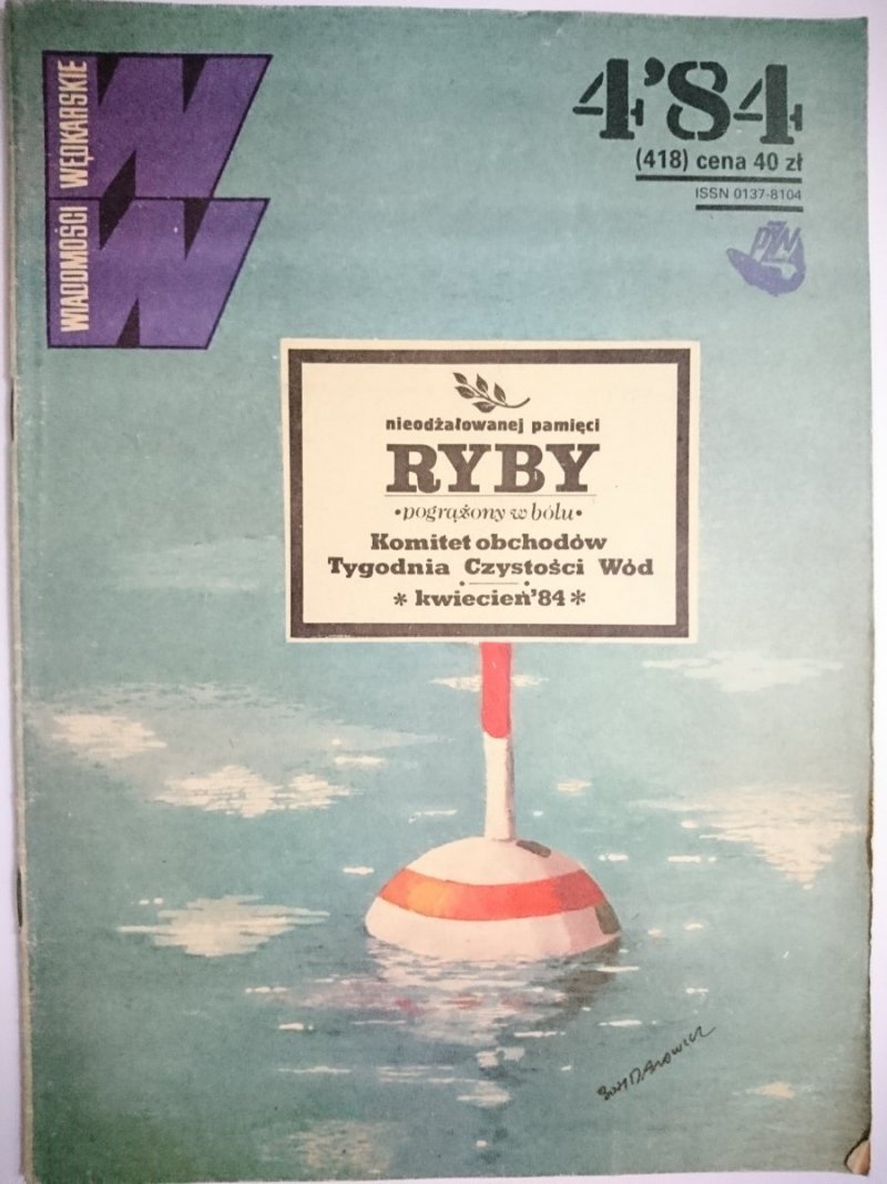 WIADOMOŚCI WĘDKARSKIE 4-1984