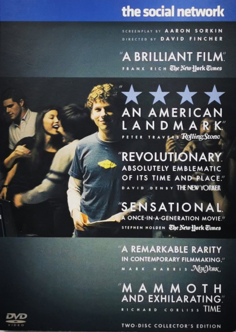DVD. THE SOCIAL NETWORK
