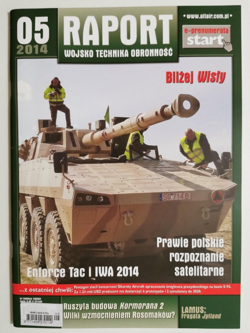 RAPORT NR 05/2014 BLIŻEJ WISŁY