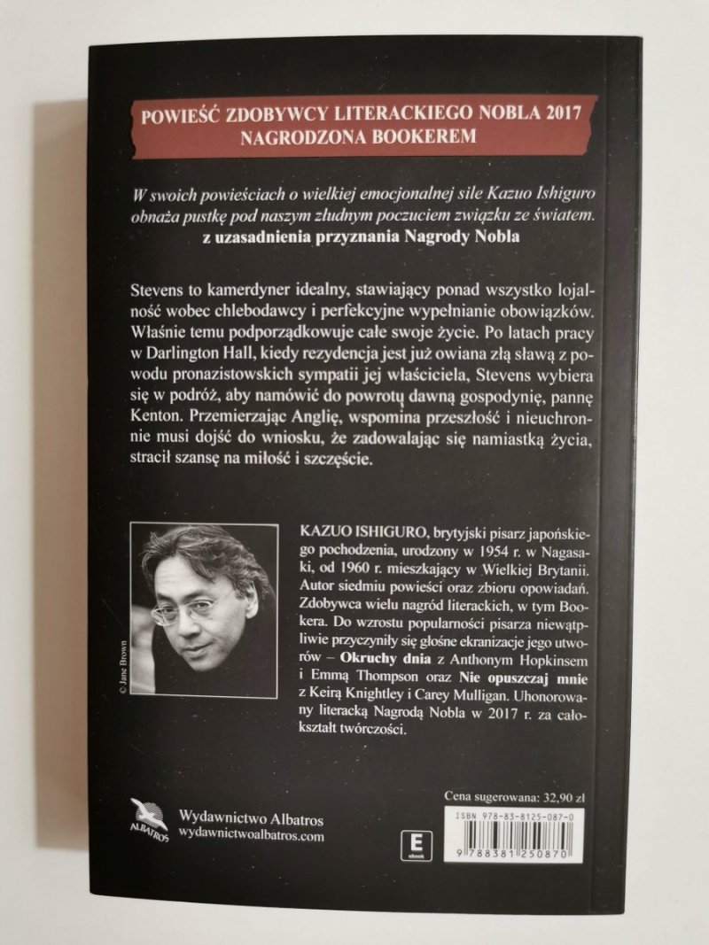 OKRUCHY DNIA - Kazuo Ishiguro 2017