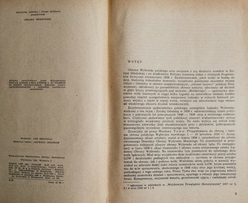OBRONA WYBRZEŻA W 1939 r. - OBRONA WYBRZEŻA W 1939 r. - 