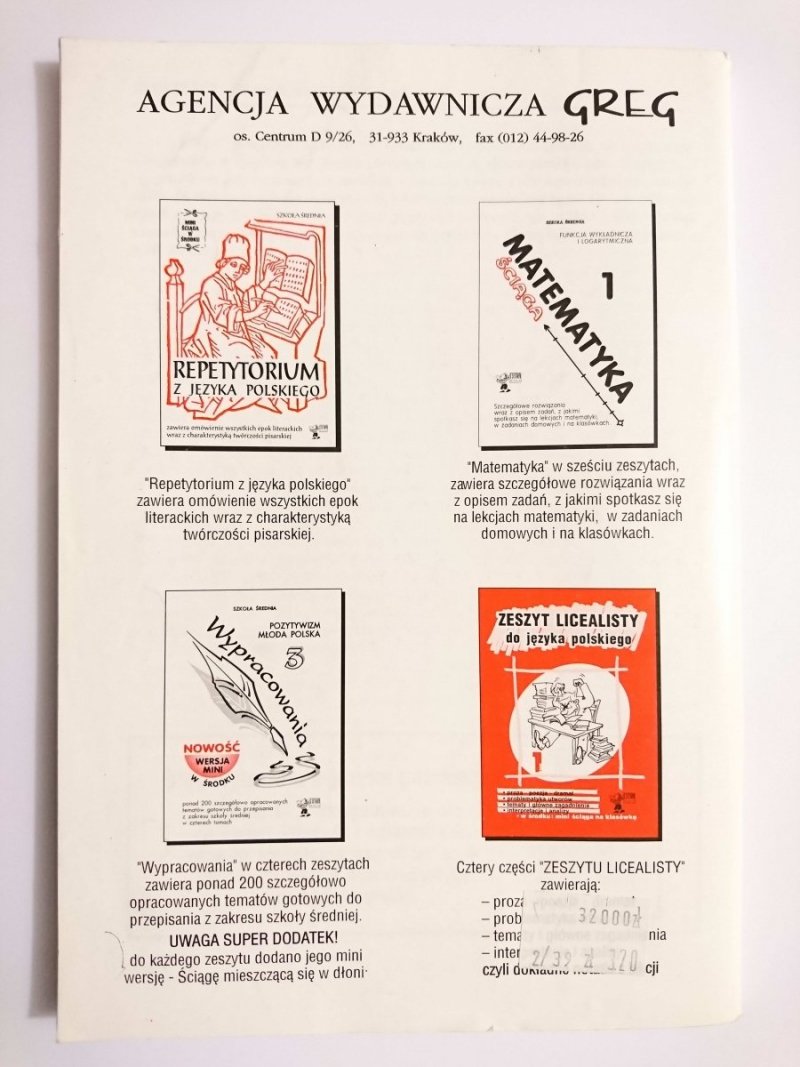 ŚCIĄGA 3 POZYTYWIZM 1995