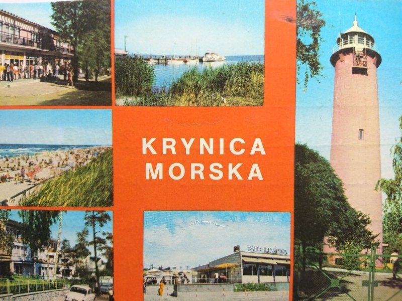 KRYNICA MORSKA. PAWILON HANDLOWY...FOT NIEŻYWIŃSKI