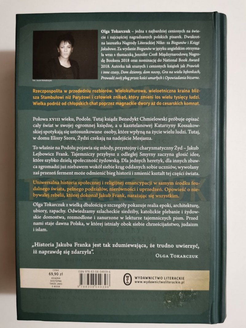 KSIĘGI JAKUBOWE. WIELKA PODRÓŻ - Olga Tokarczuk 