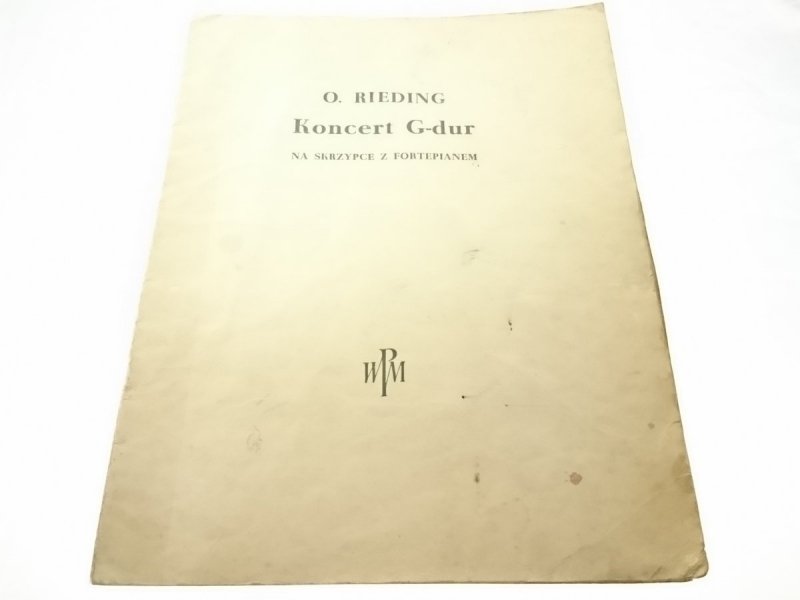KONCERT G-DUR - O. Rieding 1959