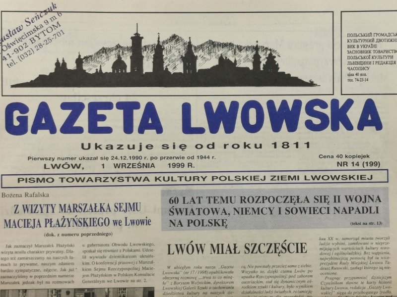 GAZETA LWOWSKA NR 14 (199) 1999