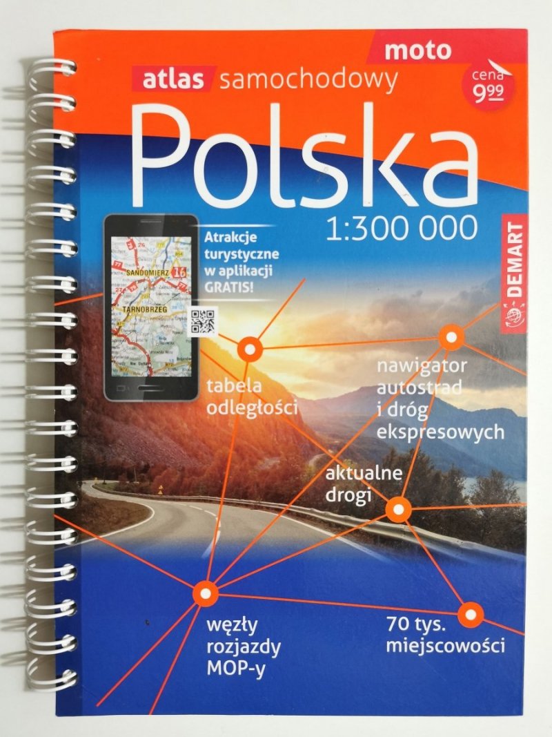 POLSKA. ATLAS SAMOCHODOWY 1: 300 000 2018