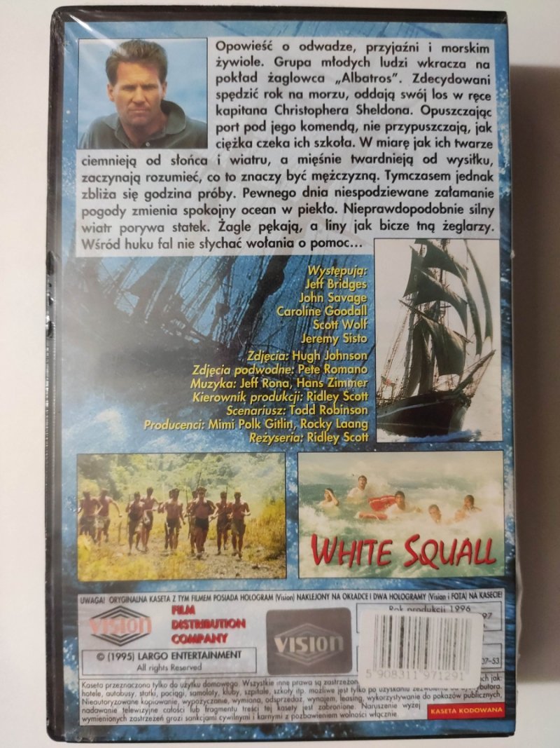 VHS. SZTORMY – JEFF BRIDGES