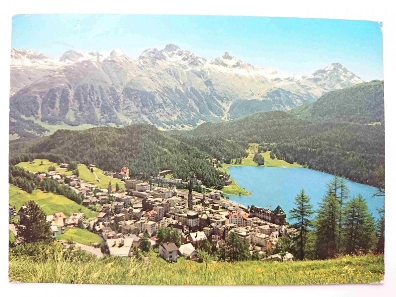 ST. MORITZ, 1856 m u. M. MIT SCHAFBERG UND PIZ LANGUARD