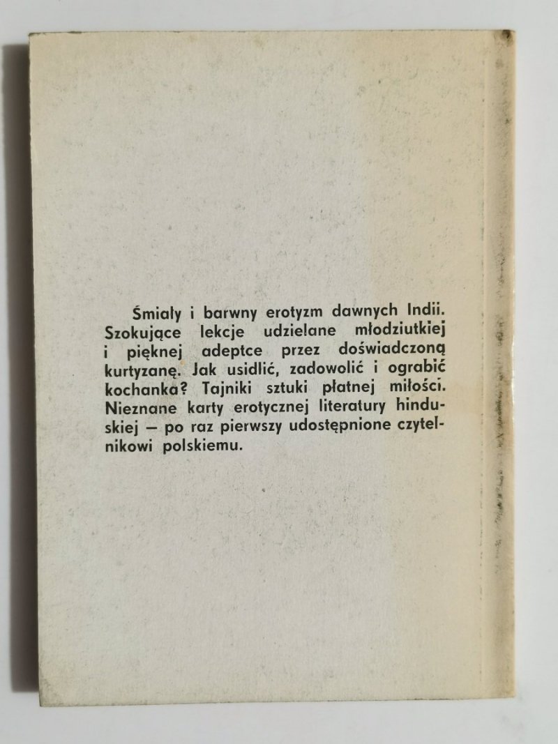 EDUKACJA HINDUSKIEJ KURTYZANY 1990
