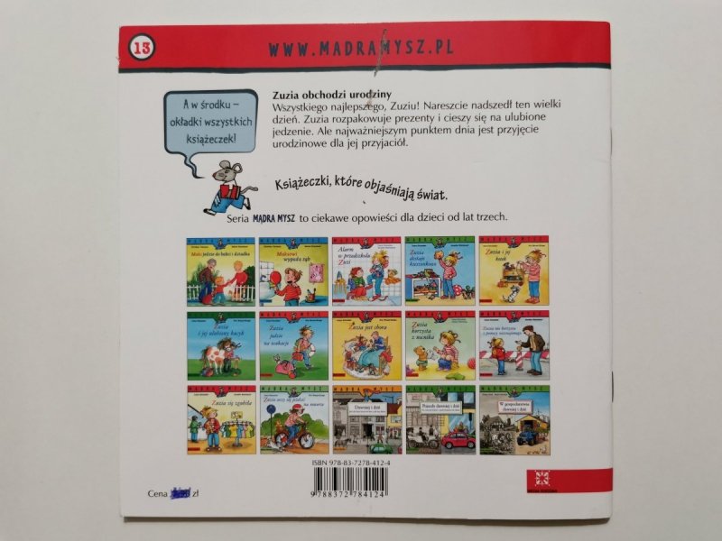 MĄDRA MYSZ. ZUZIA OBCHODZI URODZINY 2019