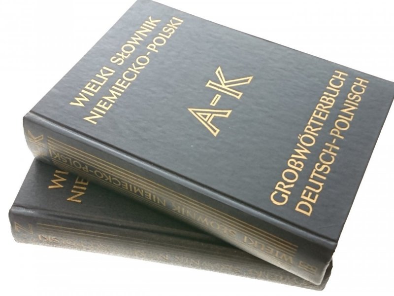 WIELKI SŁOWNIK NIEMIECKO-POLSKI A-K; L-Z (1985)