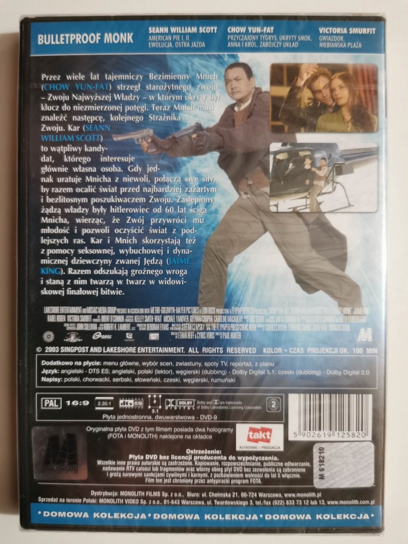 DVD. KULOODPORNY. John Woo