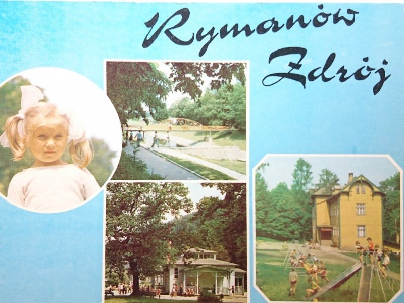 RYMANÓW ZDRÓJ. MOST NA RZECE TABOR. PIJALNIA WÓD