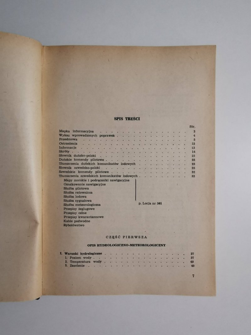 LOCJA CIEŚNIN BAŁTYCKICH MAŁY BEŁT, WIELKI BEŁT 1978