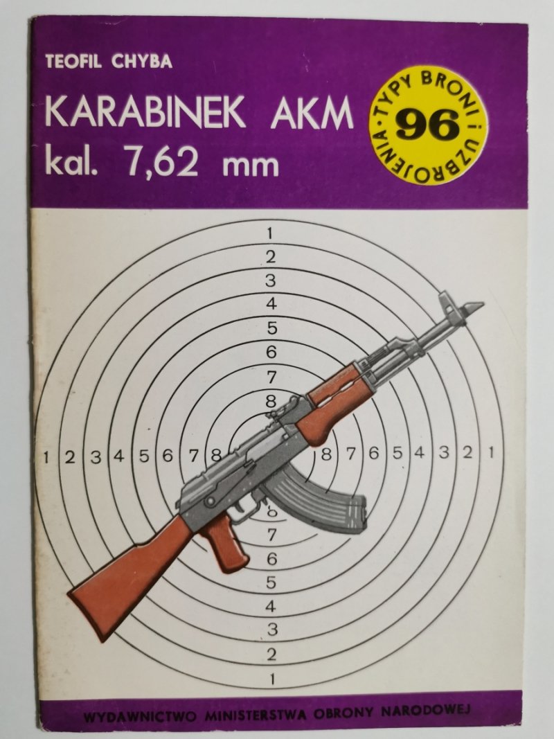 TYPY BRONI I UZBROJENIA 96. KARABINEK AKM kal. 7,62 mm - Teofil Chyba