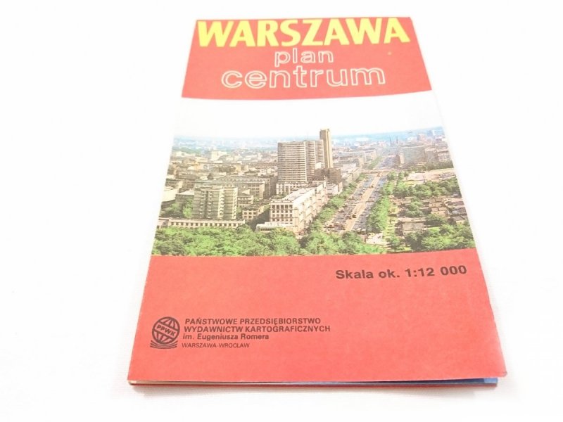 WARSZAWA. PLAN CENTRUM 1988