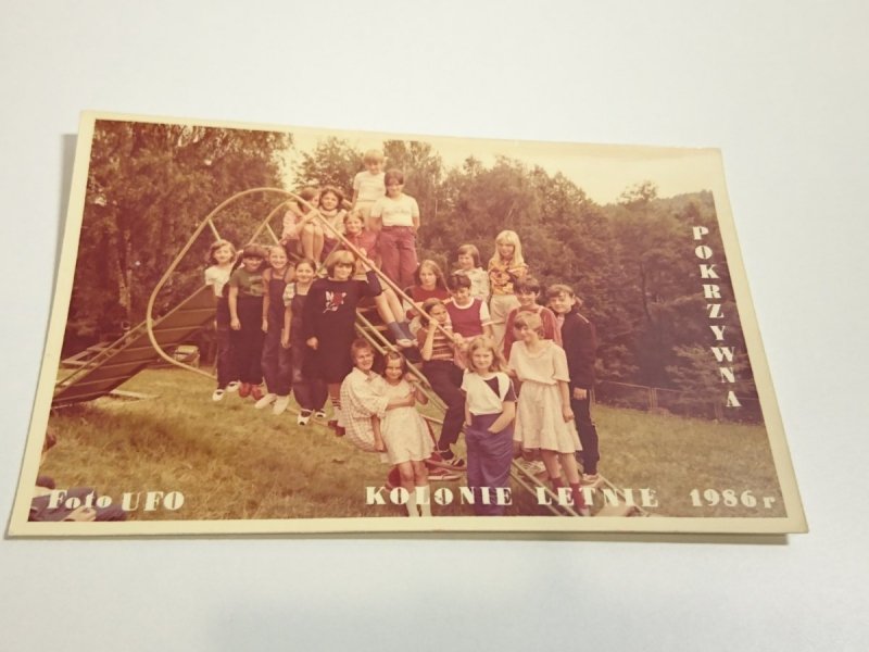 FOTO UFO. KOLONIE LETNIE 1986 r.