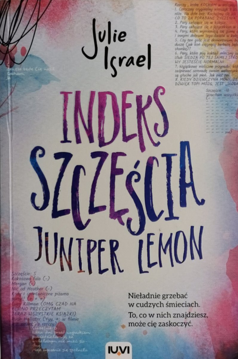 INDEKS SZCZĘŚCIA JUNIPER LEMON - Julie Israel