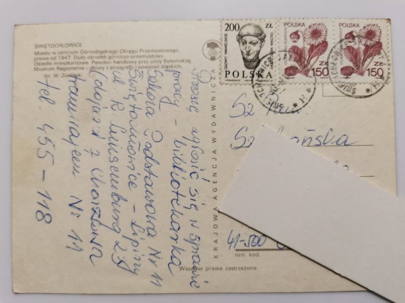 ŚWIĘTOCHŁOWICE. CZTERY UJĘCIA FOT. ZIELIŃSKI