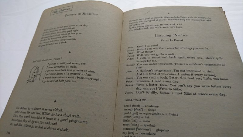 WE LEARN ENGLISH. KLASA I - Anna Zawadzka 1980